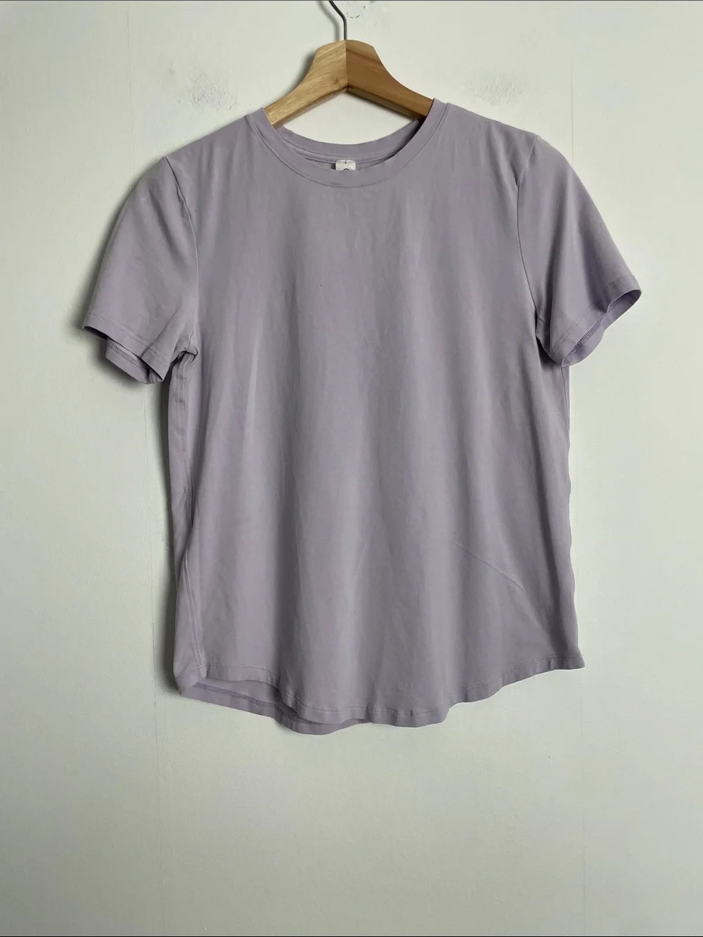 Lululemon Love Running Lavender Crewneck Pullover Stretch Women 4 Casual T Shirt